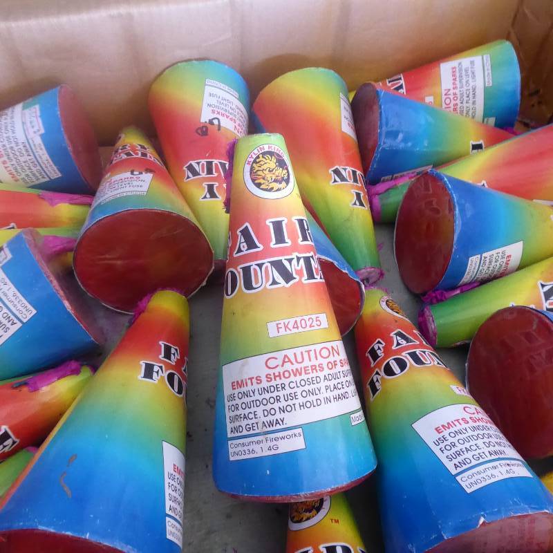 Lot of 23 Fair Fountains Fireworks
