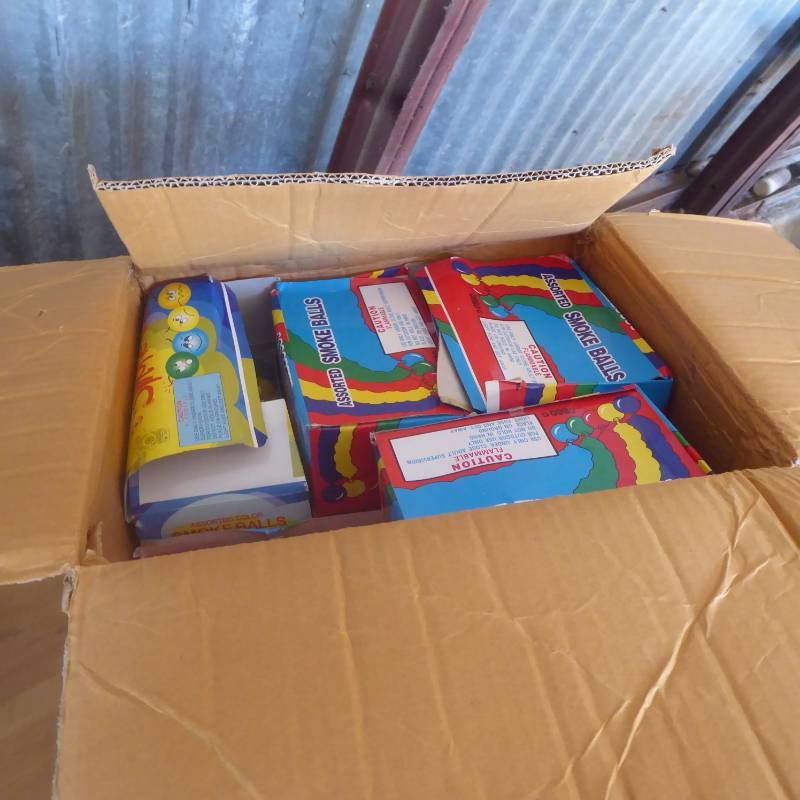 Lot of 15 Boxes with Six 12 packs of Assorted Smoke Balls