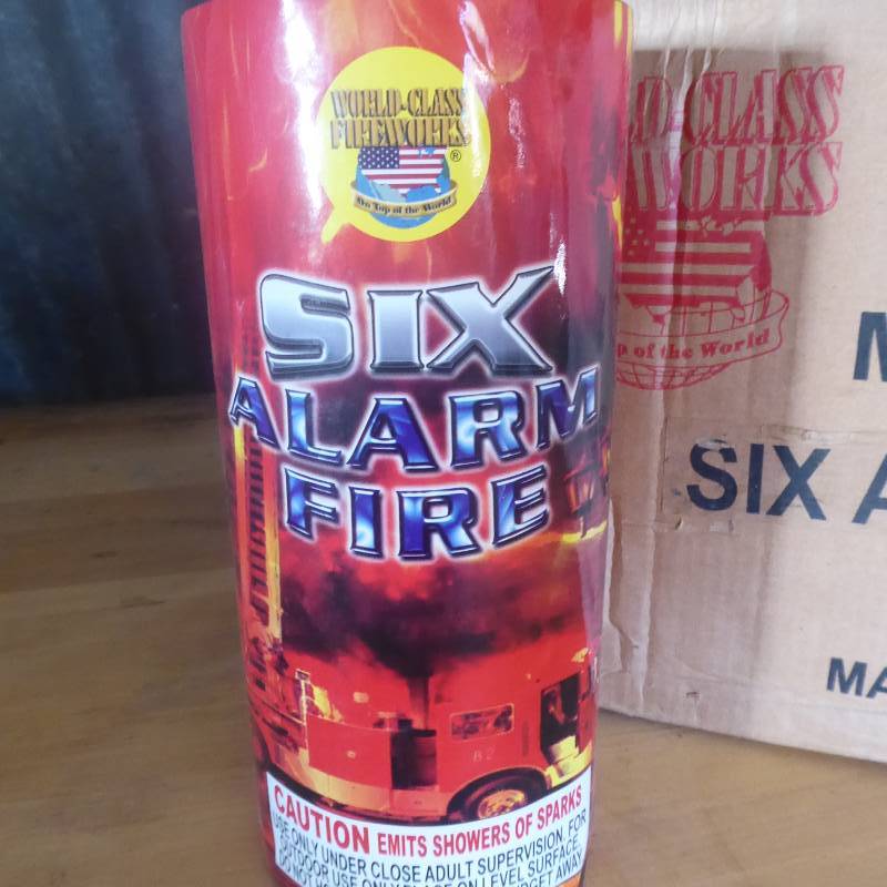 Lot of 11 Six Alarm Fire Fireworks