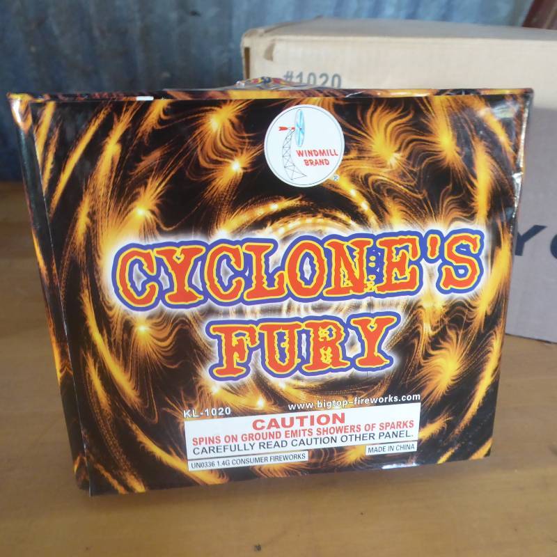 Lot of 8 Cyclones Fury Fireworks