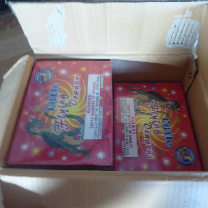 Lot of 3 12 Full Boxes of 40 packs of 6 Each Little Flying Dragons Fireworks