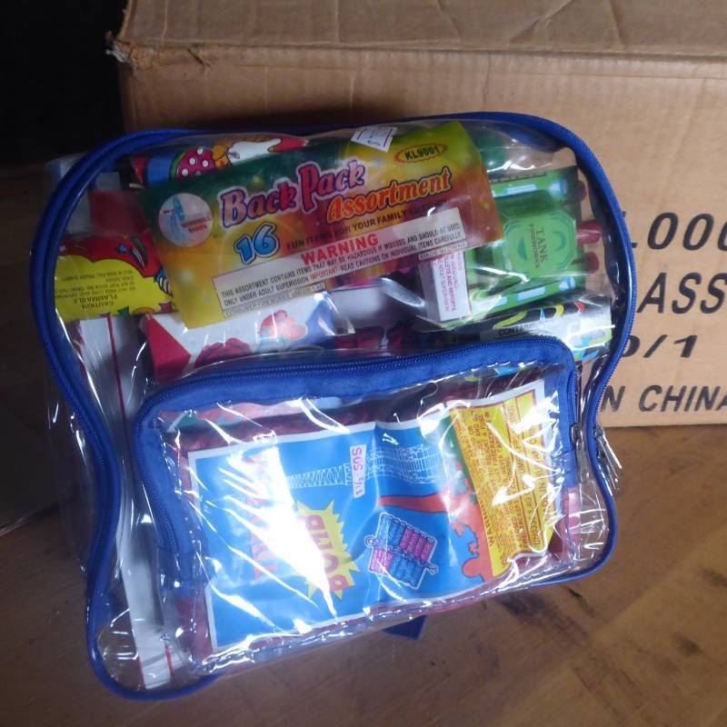 Lot of 10 Backpack Assortment Fireworks
