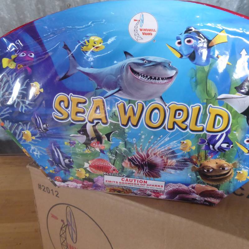 Lot of 3 Sea World Fountain Box Fireworks