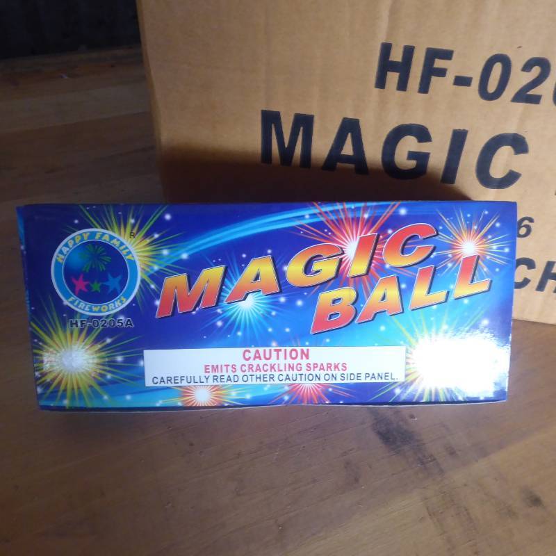 Lot of Approx. 13 Twelve Packs of 6 Each Magic Ball Fireworks