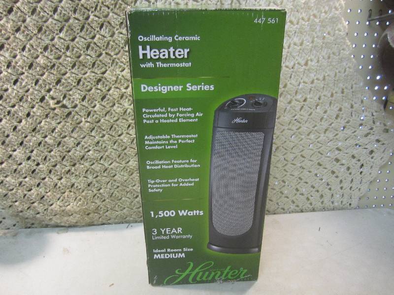 Hunter 1,500 Watt Oscillating Ceram...