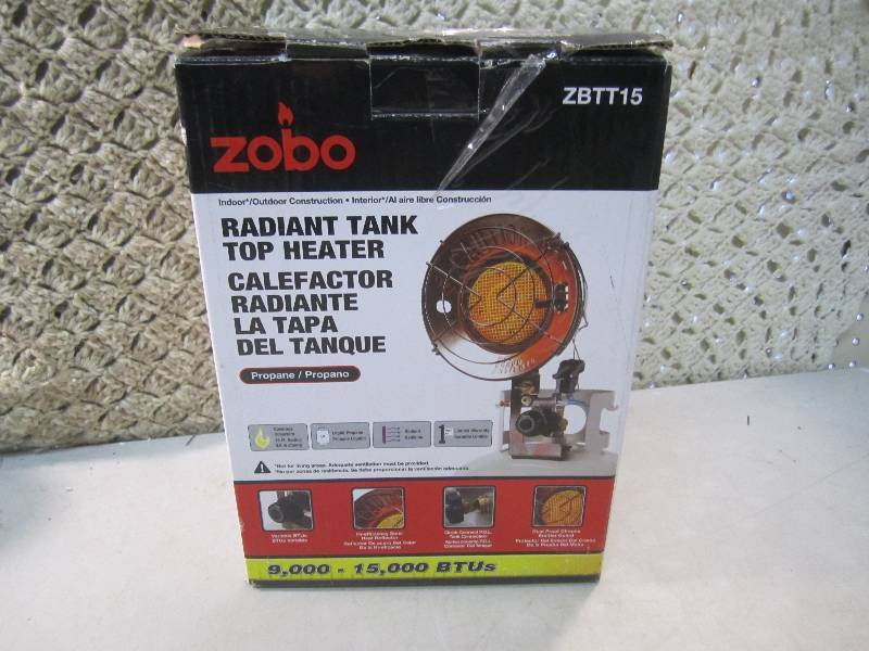 Zobo Radiant Tank Top Heater Open B...