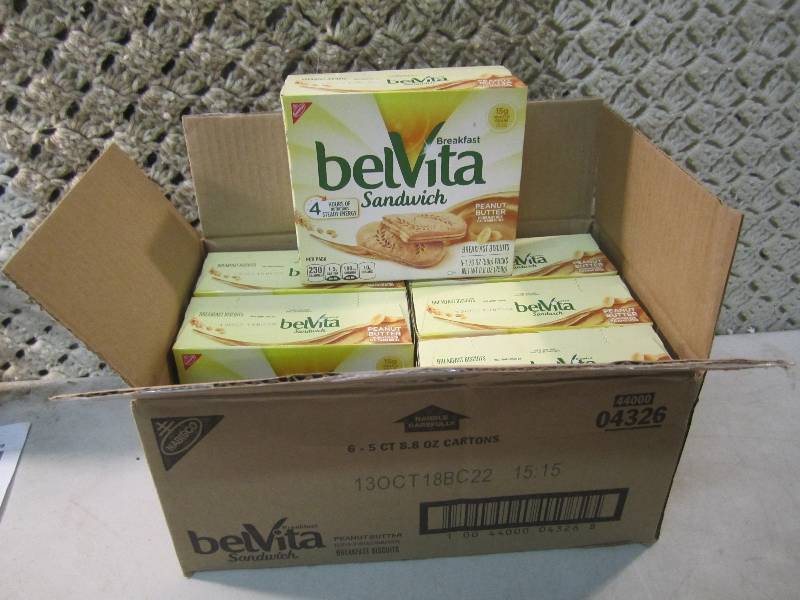Case of 6 Boxes of BelVita Sandwich...