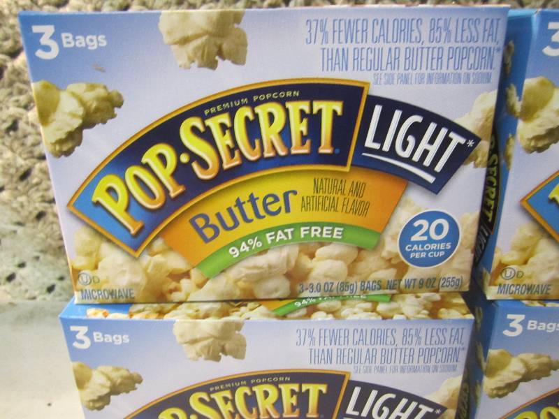 4 Boxes of Pop-Secret Light Butter ...