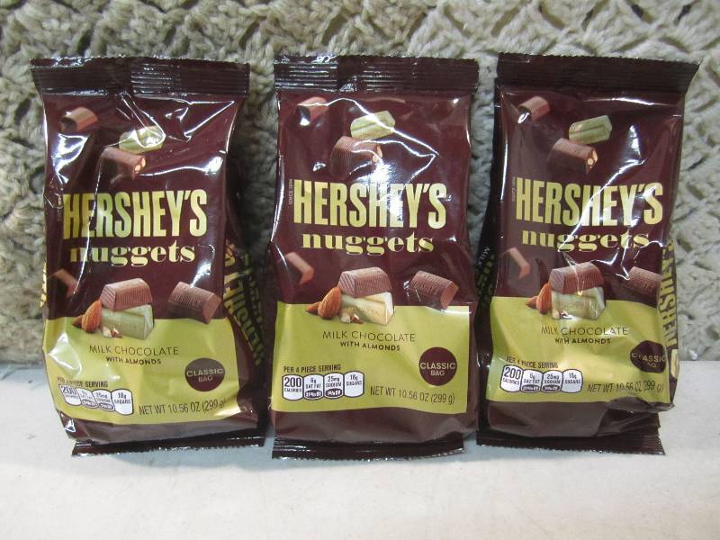 3 Bags of Hersheys Nuggets Milk Cho...