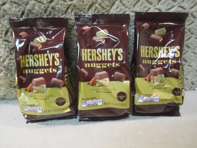 3 Bags of Hersheys Nuggets Milk Cho...