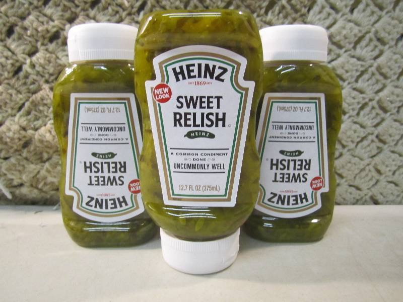 3 Bottles of Heinz Sweet Relish Bes...