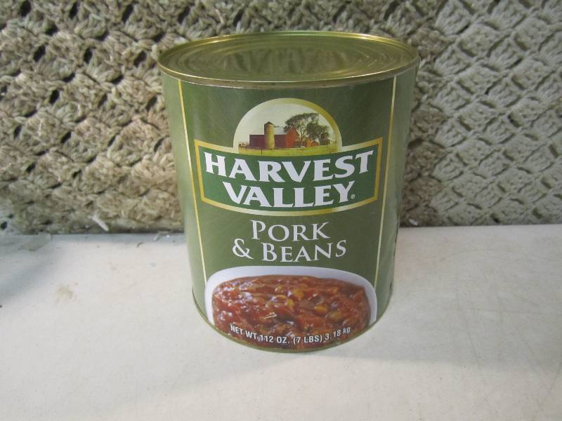 Large 7 Pound Can of Pork & Beans  ...