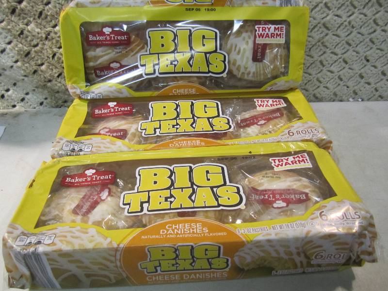 3 - 6-Packs of Big Texas Cheese Dan...