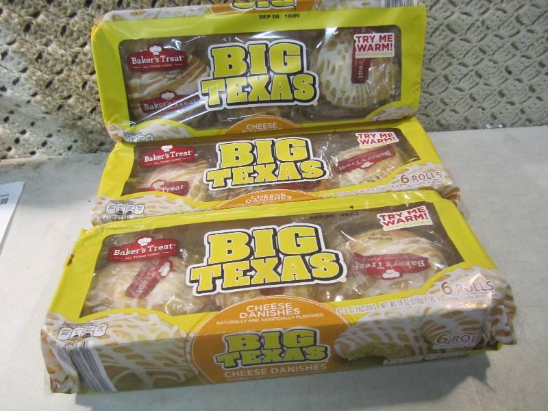 3 - 6-Packs of Big Texas Cheese Dan...