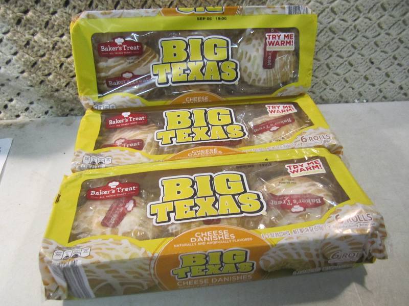 3 - 6-Packs of Big Texas Cheese Dan...