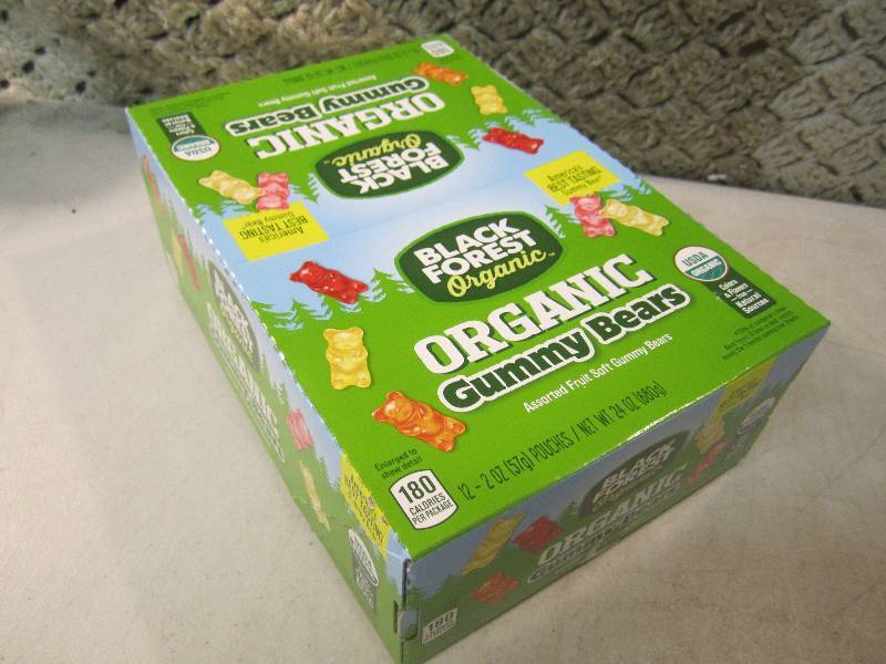 Box of 12 Bags of Organic Gummy Bea...