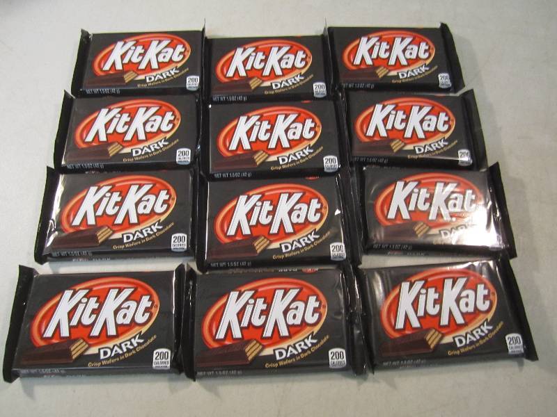 12 Kit Kat Dark Chocolate Candy Bar...