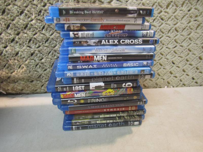 Lot of 19 Blu-Ray DVD Movies Cases ...