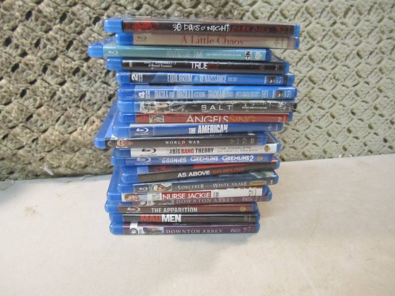 Lot of 19 Blu-Ray DVD Movies Cases ...