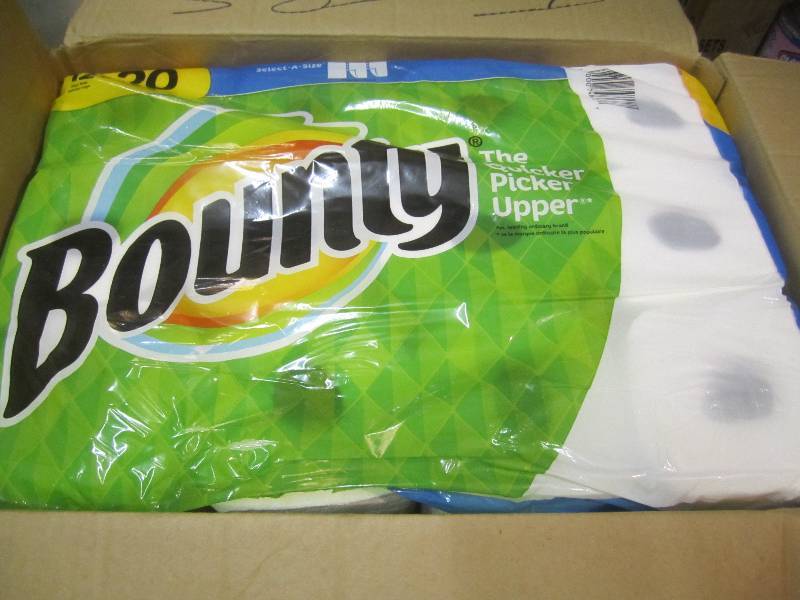 12 Mega Rolls of Bounty Paper Towel...