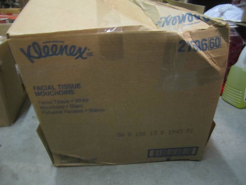 Damaged Case of 48 Boxes of Kleenex...