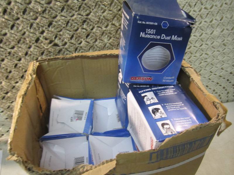 9 Boxes of Nuisance Dust Masks 50 M...
