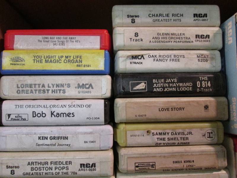 Lot of 55 8-Track Tapes  BS...