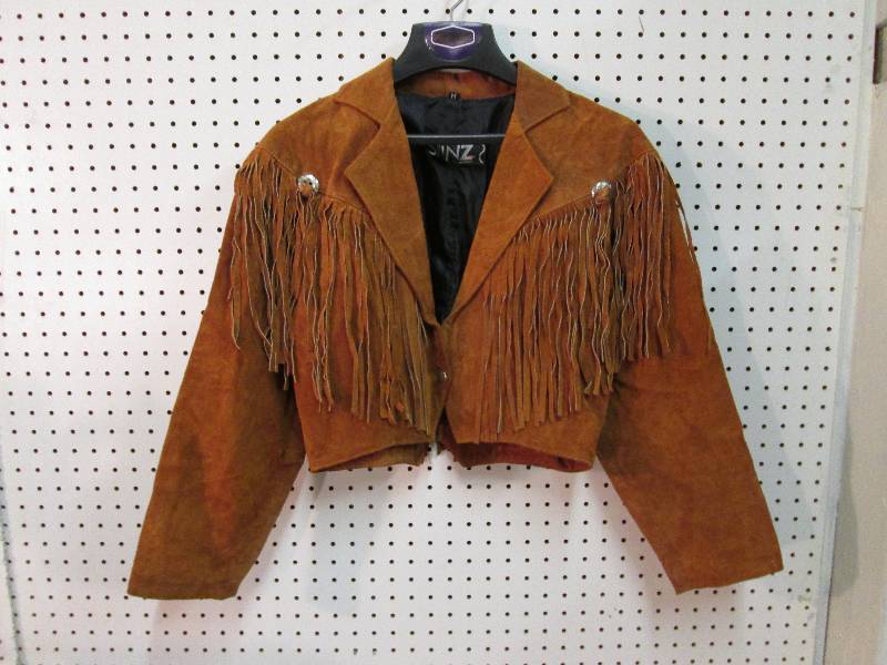 Skinz Australia Fringed Leather Jac...