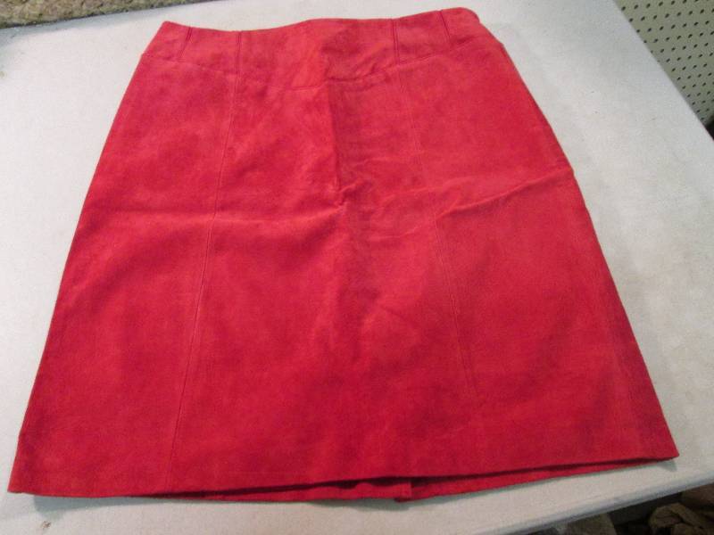 Dialogue Leather Skirt Size 16  RMD...