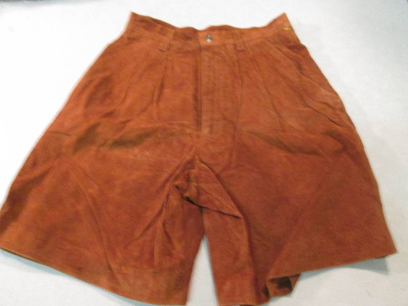 Petite Sophisticate Leather Shorts ...