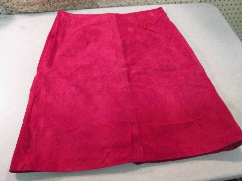 A.M.I. Leather Skirt Size 16  RMDR...
