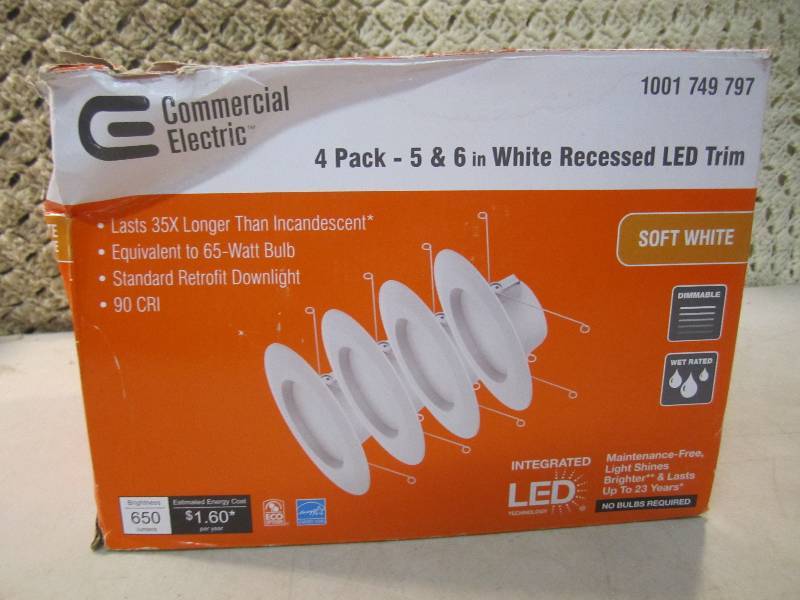 Commercial Electric 4-Pack 5 & 6 W...