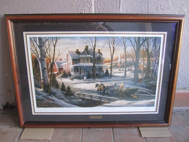 Terry Redlin Signed Framed Print H...