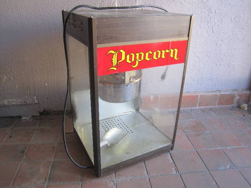 Popcorn Making Machine Powers On 16...