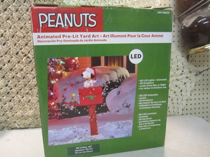 Peanuts 48 3D Pre-Lit LED Yard Art...
