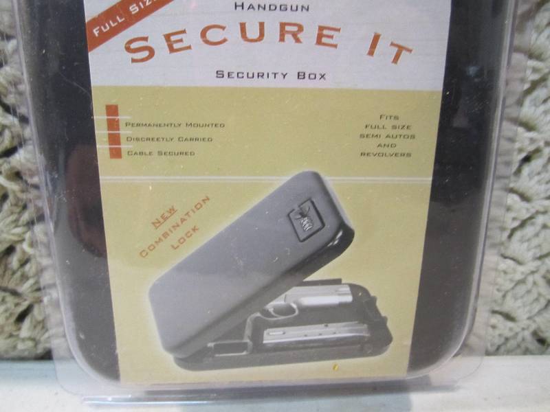 Full Size Handgun Secure It Securit...