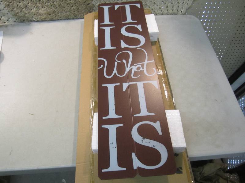 It Is What It Is Wood Wall Plaque 3...