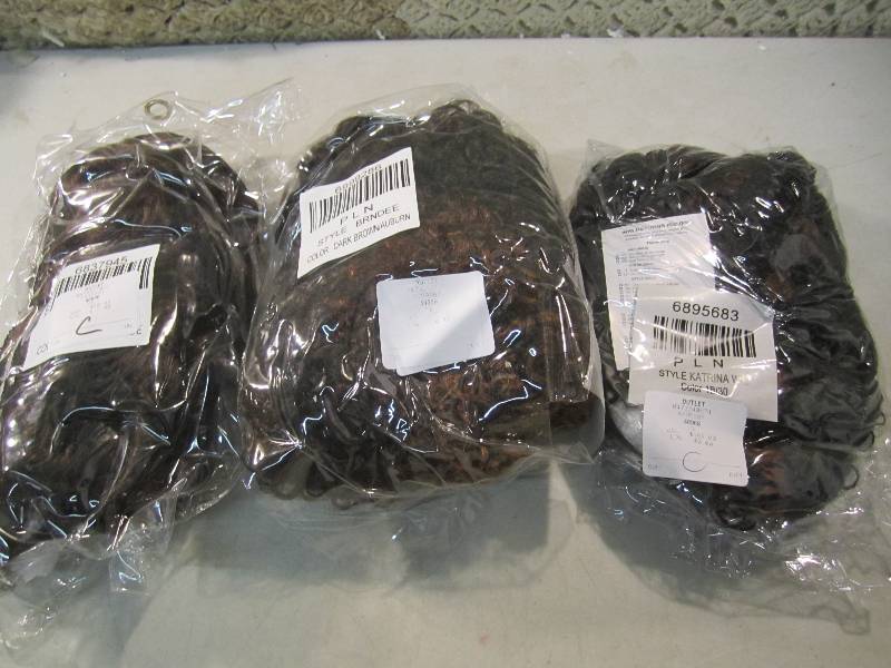 Lot of 3 Wigs Retail $59.99 - $169....