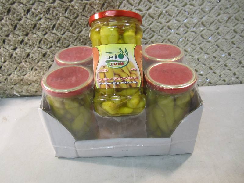 Case of 6 Jars of Whole Green Peppe...