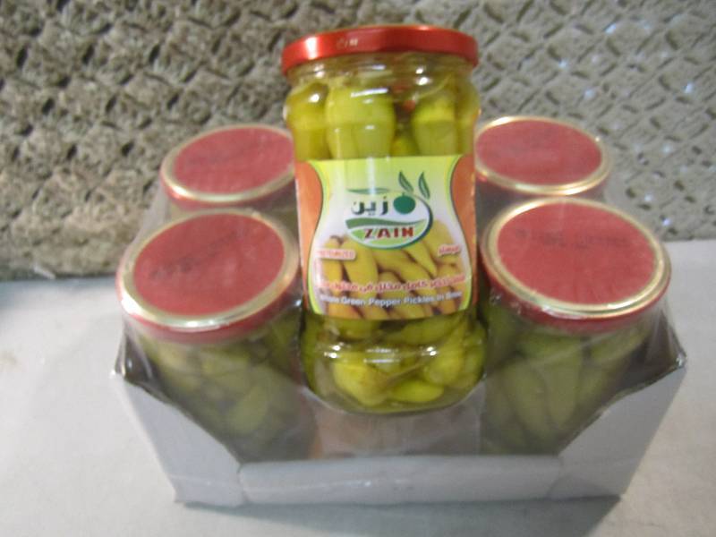 Case of 6 Jars of Whole Green Peppe...