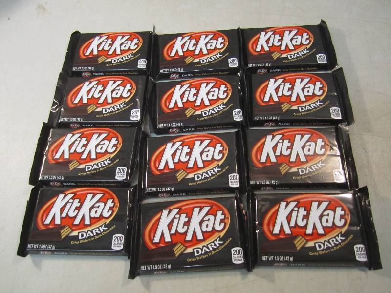 12 Kit Kat Dark Chocolate Candy Bar...