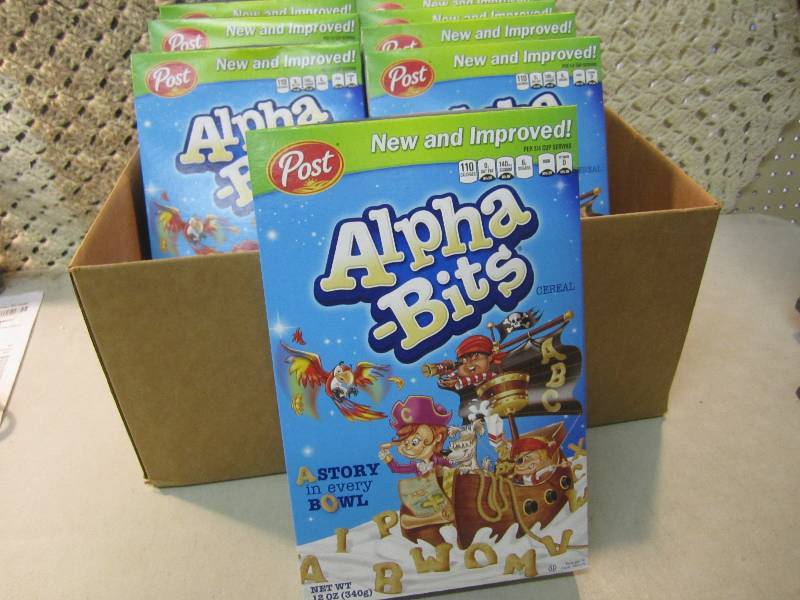 8 Boxes of Post Alpha-Bits Cereal B...