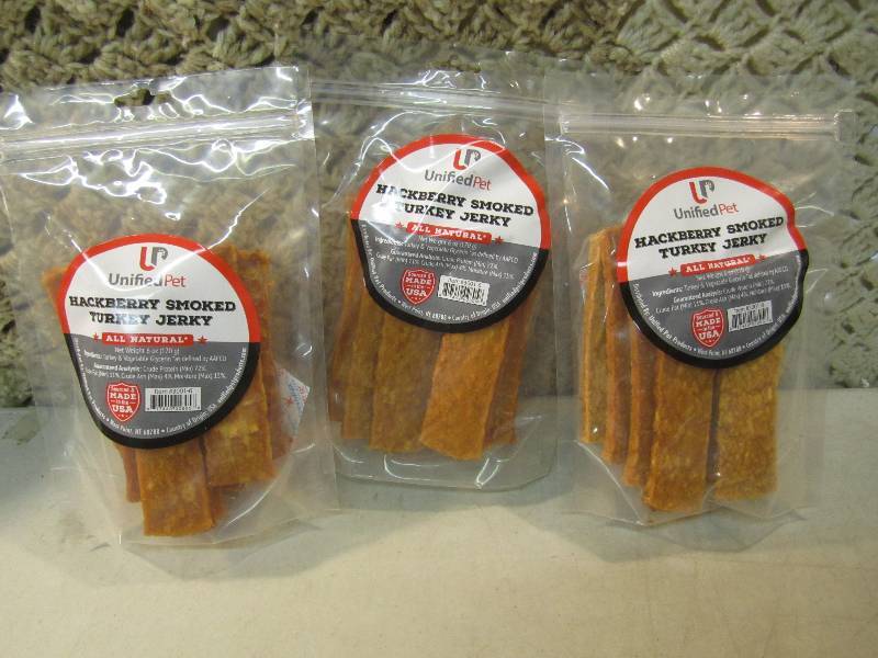 3 Bags of Hackberry Smoked Turkey J...