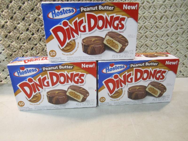 3 Boxes of Hostess Peanut Butter Di...