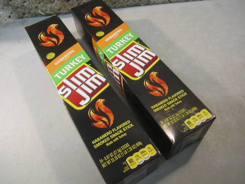 2 Box of 24 each Slim Jim Snack Sti...