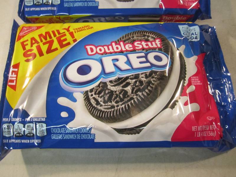 2 Family Size packs of Double Stuf ...