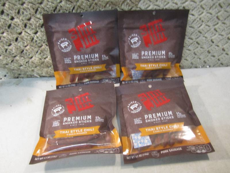 4 Bags of Slim Jim Premium Smoked S...