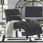 lot 140 image: Button Lounge Chair with Pillow ope...
