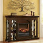 lot 168 image: Double Curio Fireplace Shell only -...