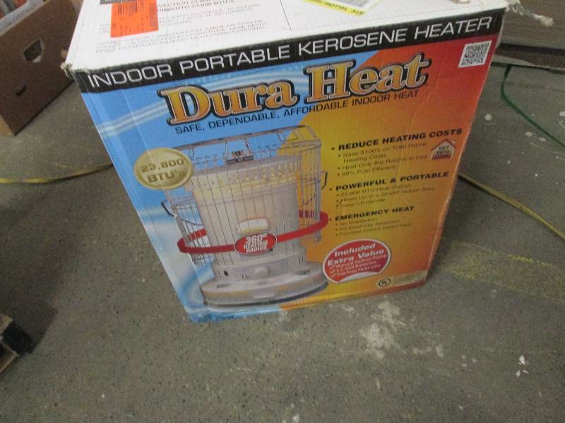 lot 28 image: DuraHeat 23,800 BTU Indoor Kerosene...
